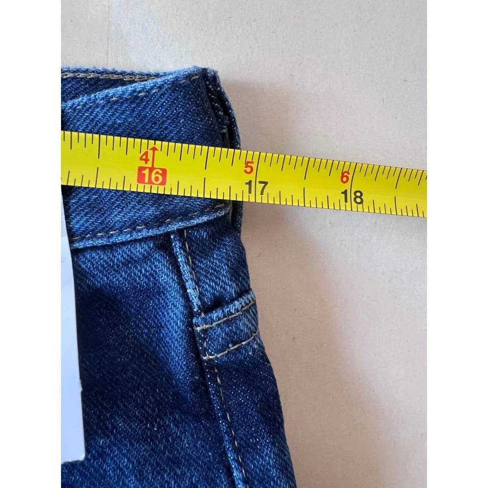 Wrangler Mens‎ Regular Fit Straight Leg Jeans Dark Wash Blue 34x30 NWT